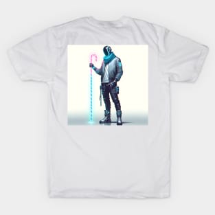 Cyber man holding Christmas Candy T-Shirt